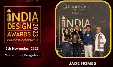 Jade Homes was awarded as ‘’BEST CONSTRUCTION COMPANY FOR RESIDENTIAL PROJECTS IN DELHI NCR’’