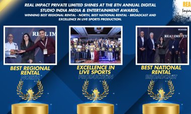 Real Impact Private Limited Triumphs with Three Prestigious Awards at The 8th Annual Digital Studio India Media & Entertainment Awards